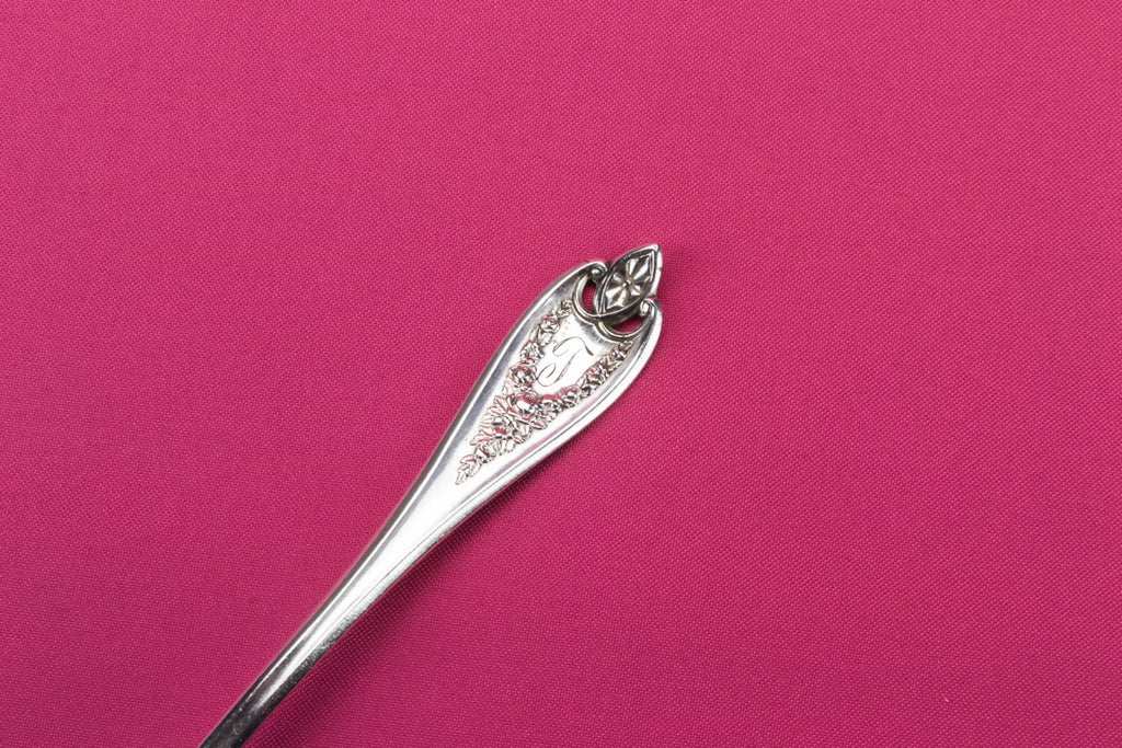 6 silver plated spoons