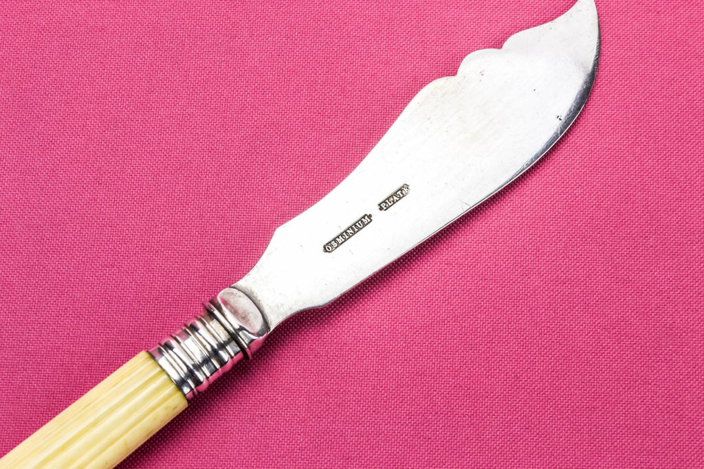 Silver plated butter knife