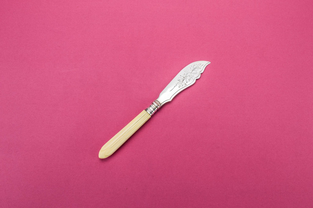 Silver plated butter knife