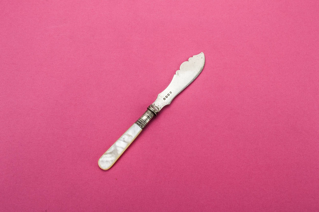 Silver plated butter knife