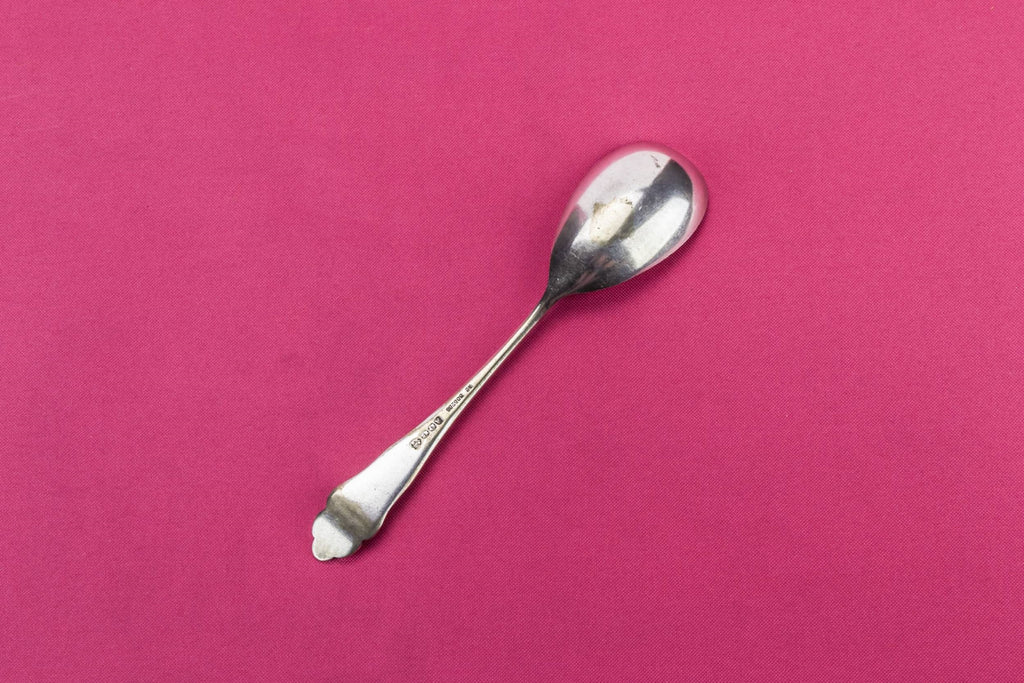 Silver plated sugar spoon