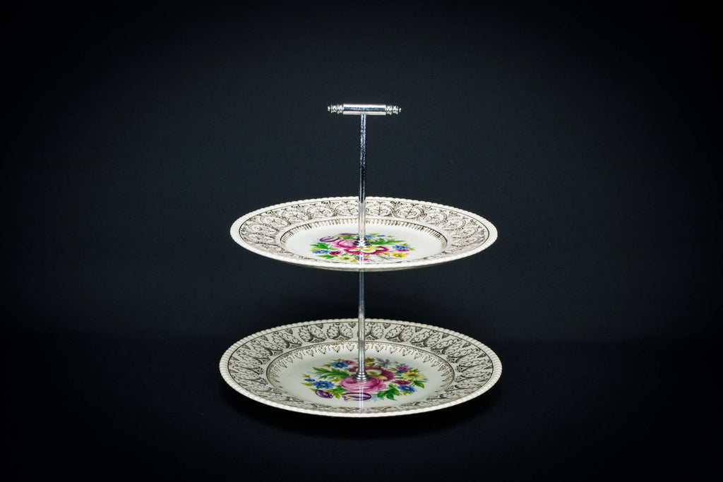 2 tier cake stand