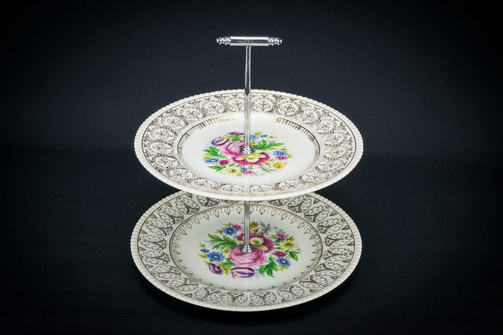 2 tier cake stand