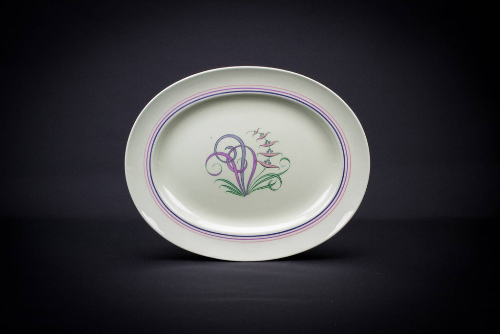 Small platter in green