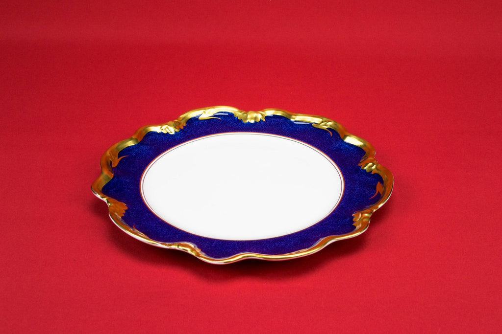 Gilded cake plate