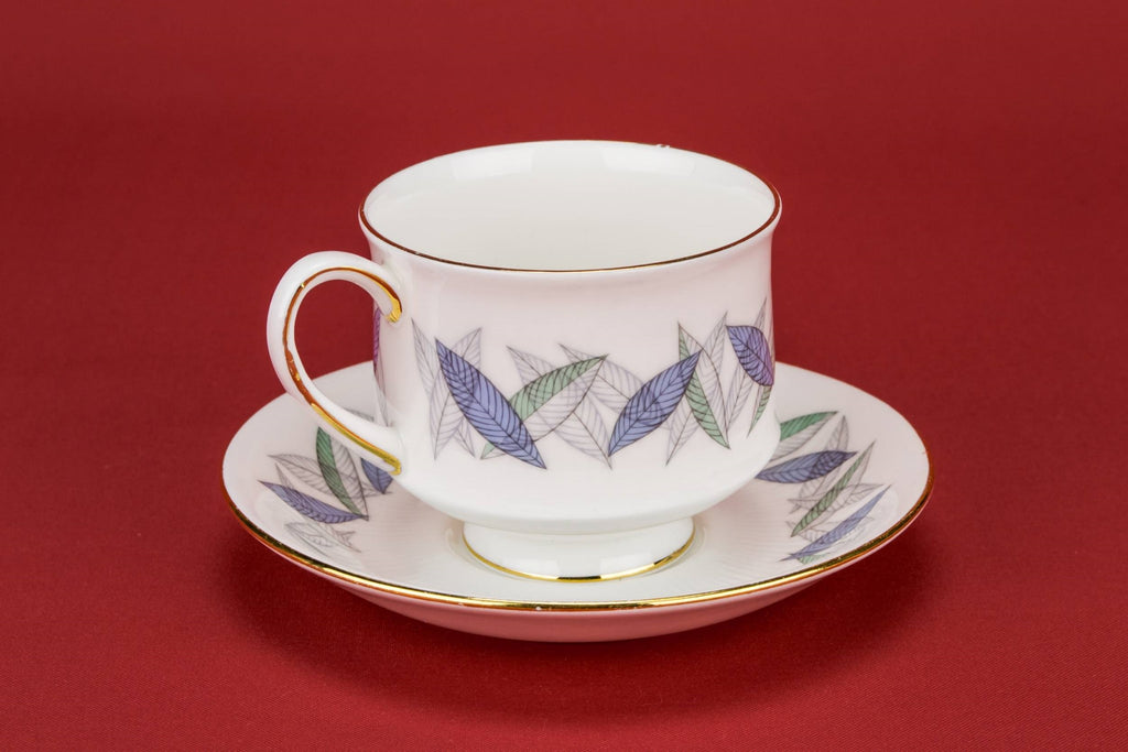 Blue and white tea set for 4