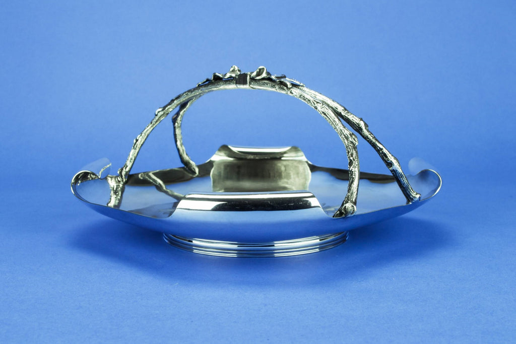 Silver plated serving bowl