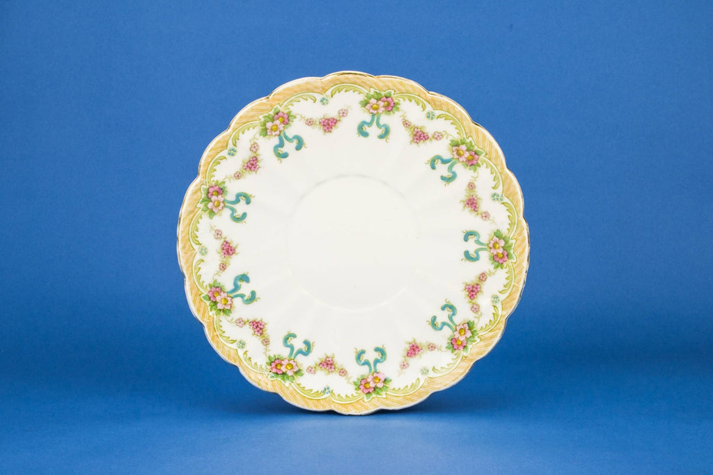 Turquoise cake plate