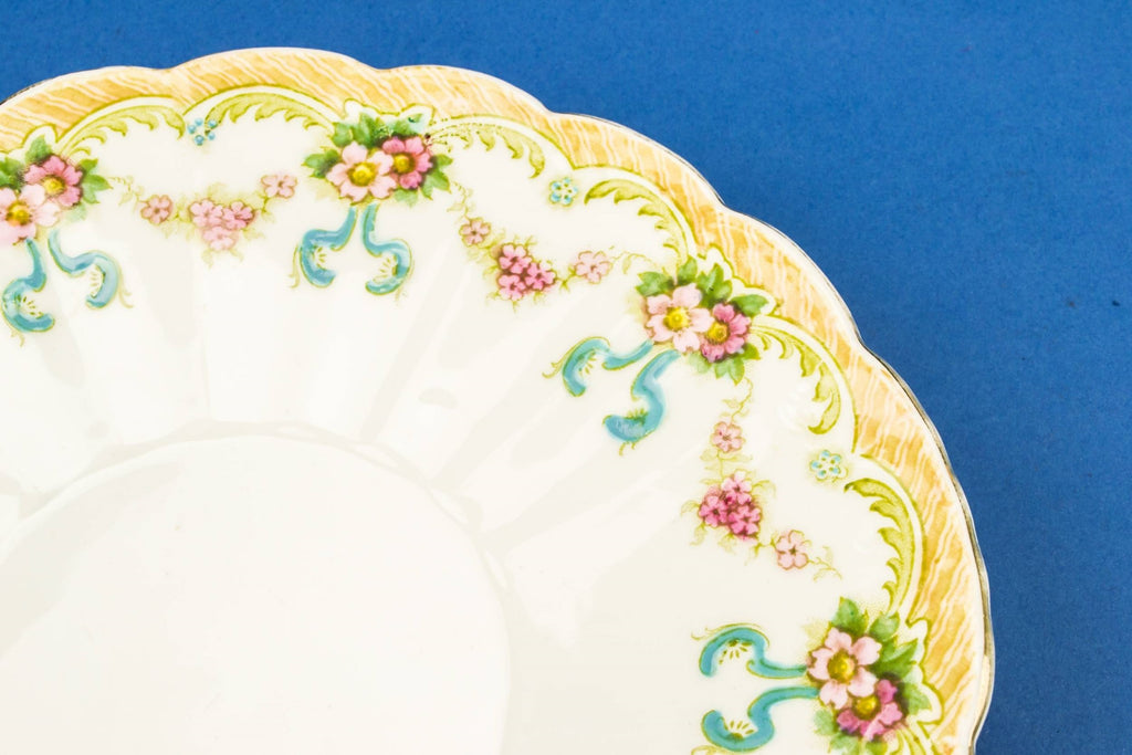 Turquoise cake plate