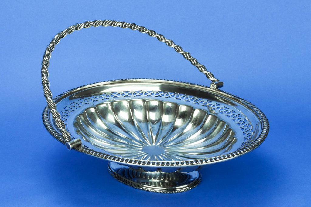 Silver plated fruit bowl