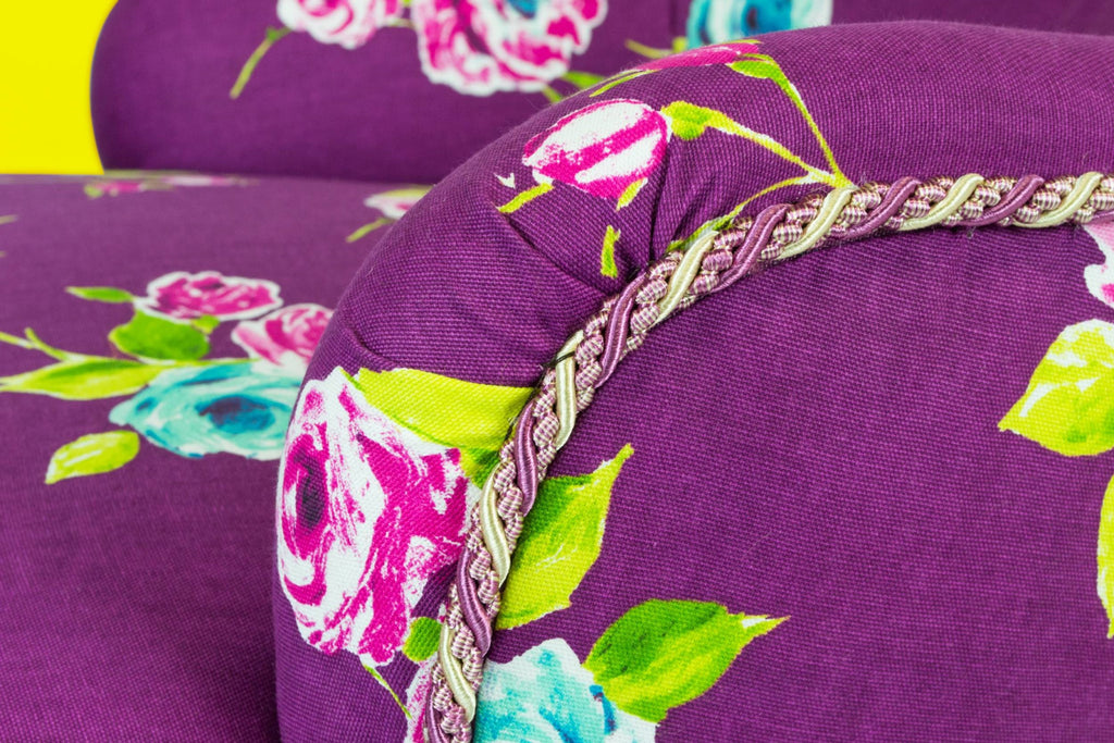 Cosy floral armchair