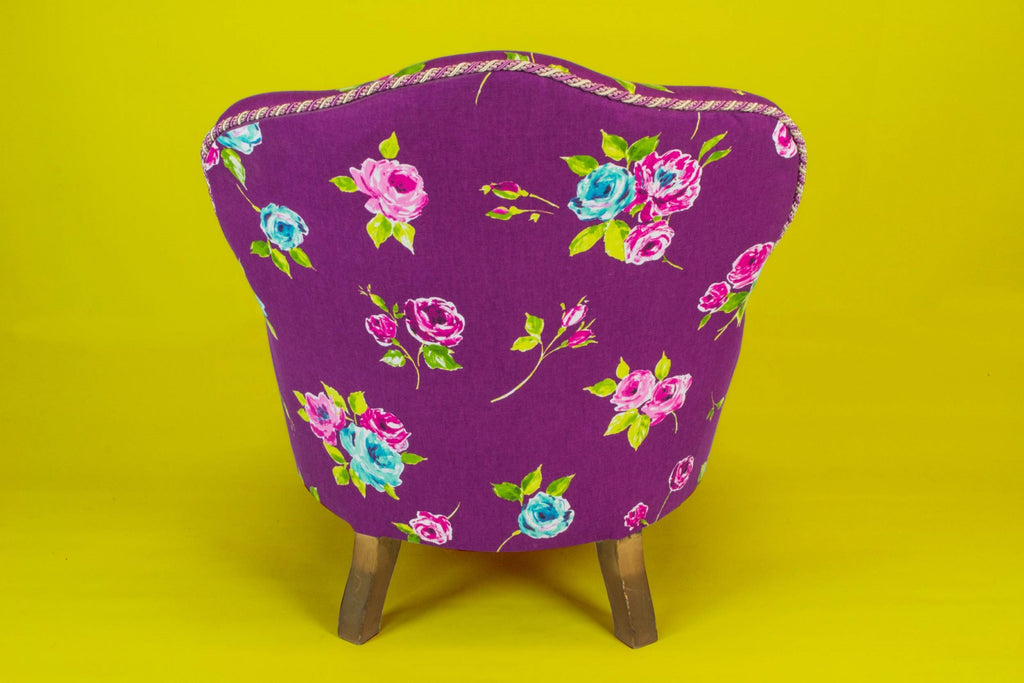 Cosy floral armchair