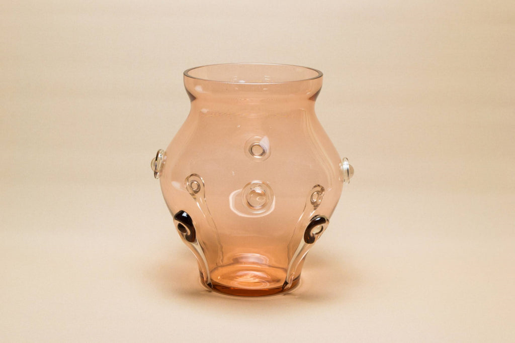 Arts & Crafts glass vase
