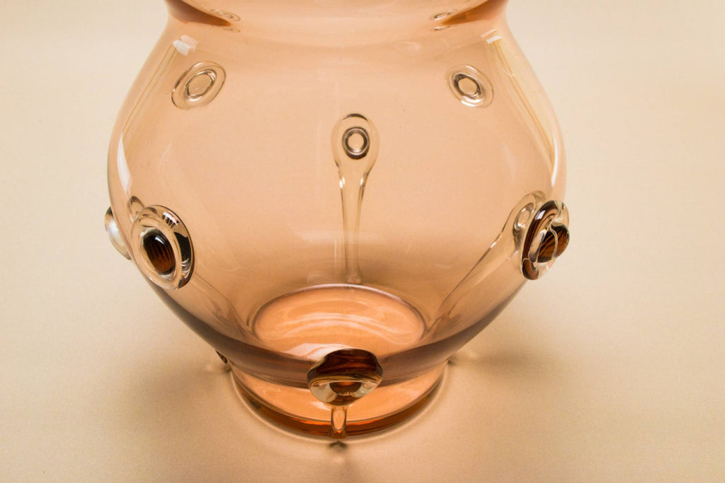 Arts & Crafts glass vase