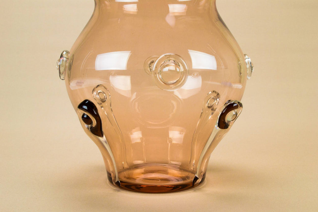 Arts & Crafts glass vase