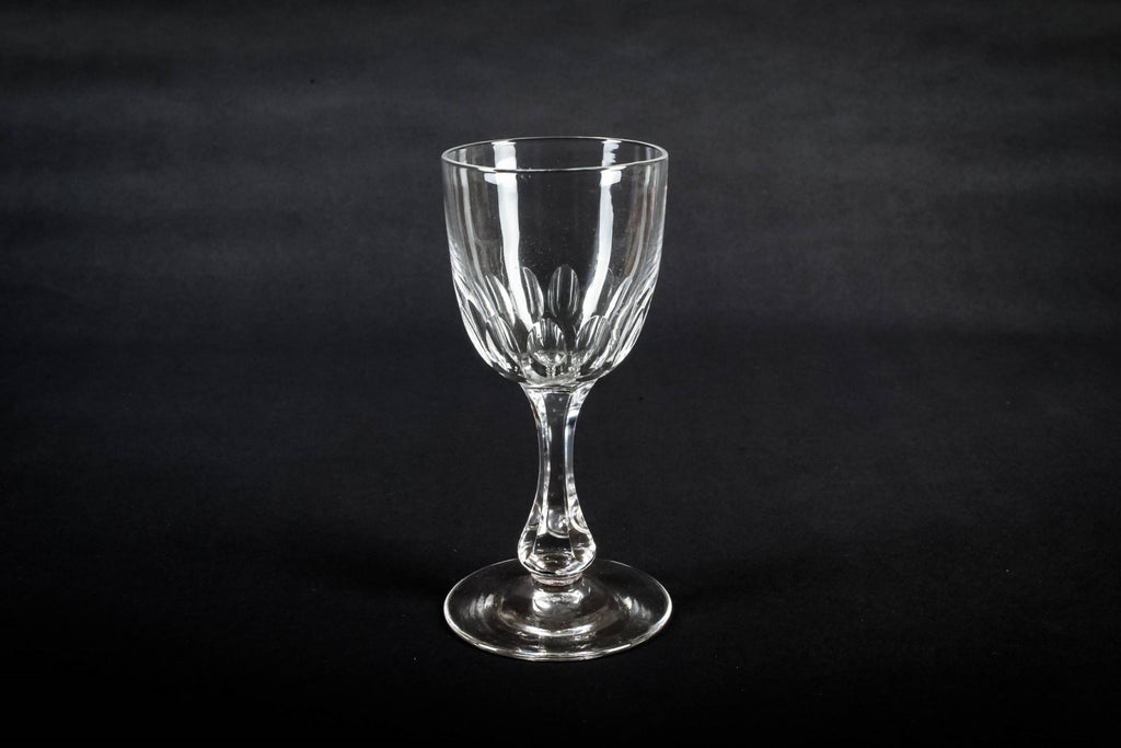 2 hexagonal port glasses