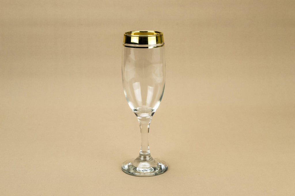 6 glass champagne flutes