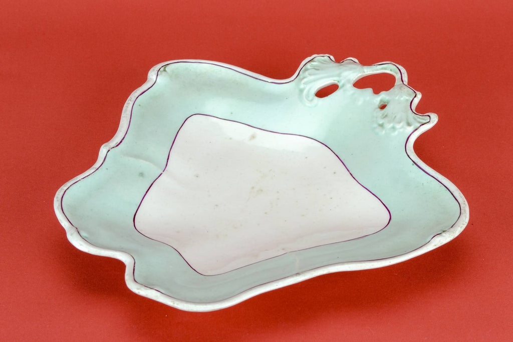 Turquoise serving dish