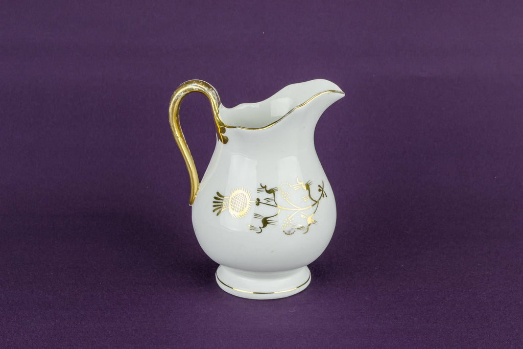 Gold thistle milk jug