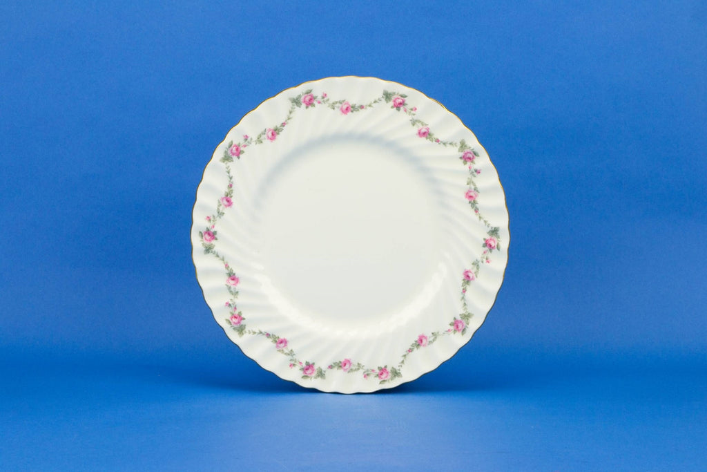 Mintons pink cake plate
