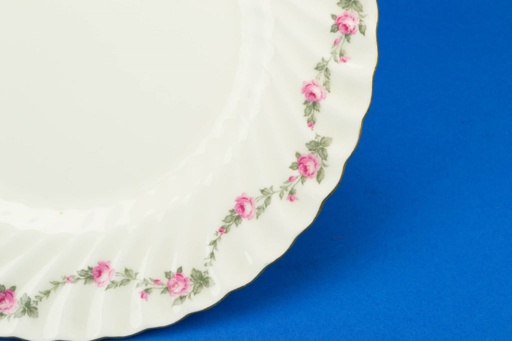 Mintons pink cake plate