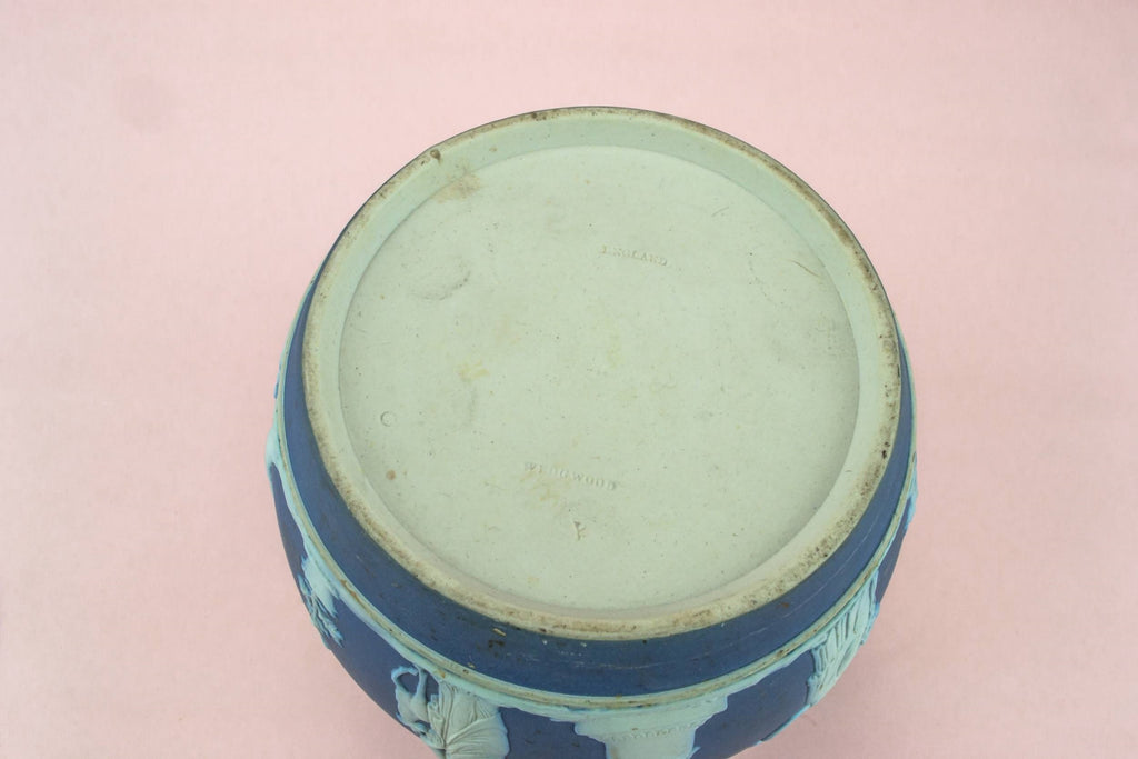 Wedgwood blue ice bucket