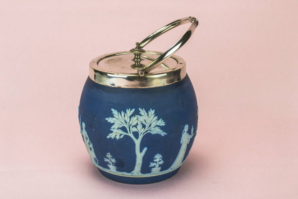 Wedgwood blue ice bucket