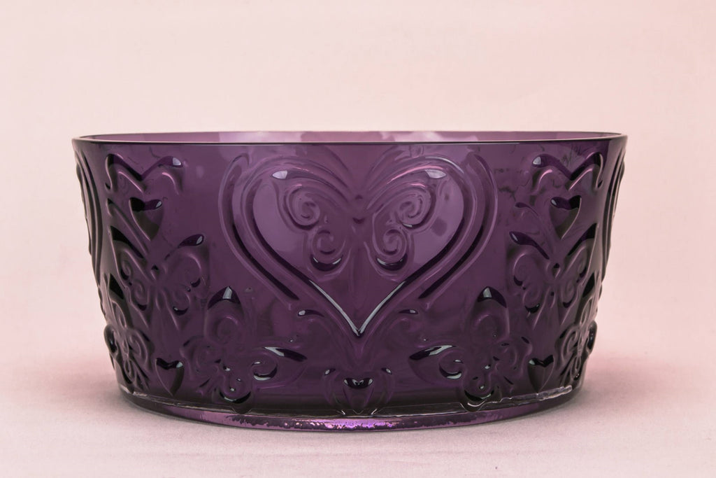 Dartington purple salad bowl