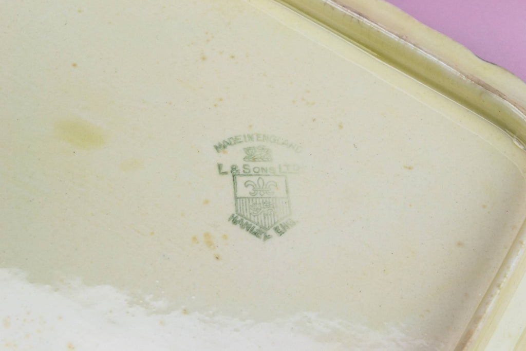 Large cottage butter dish