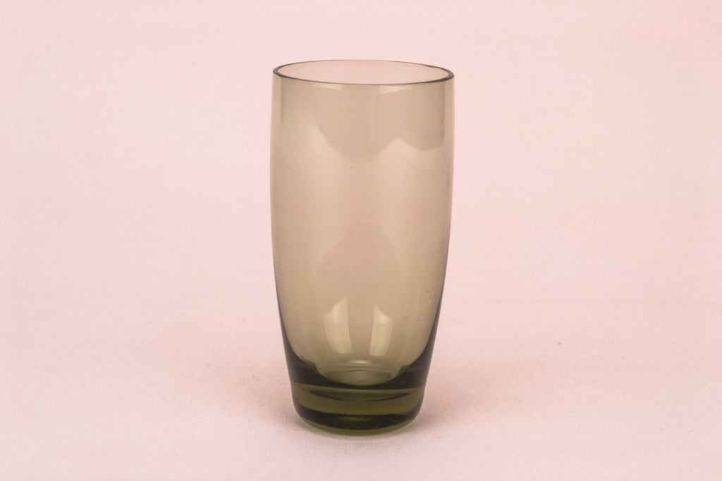 4 smoky grey tumblers