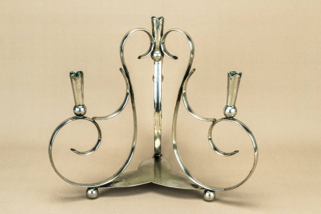 Green centrepiece table vase