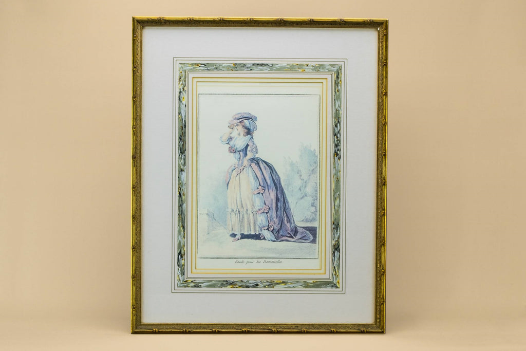 Study of a lady framed print