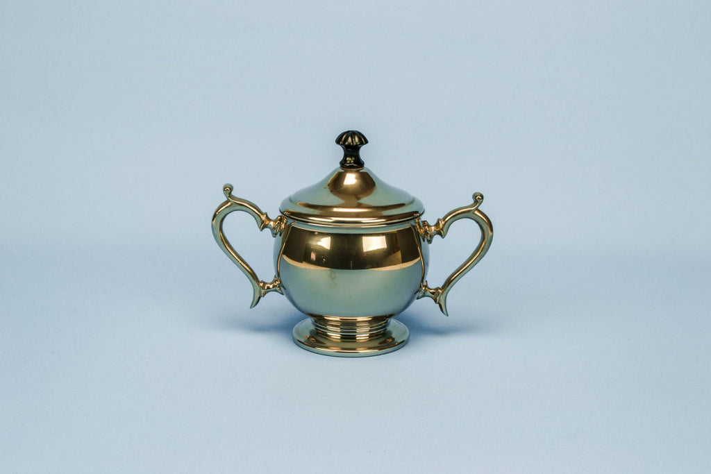 Silver plated sugar bowl