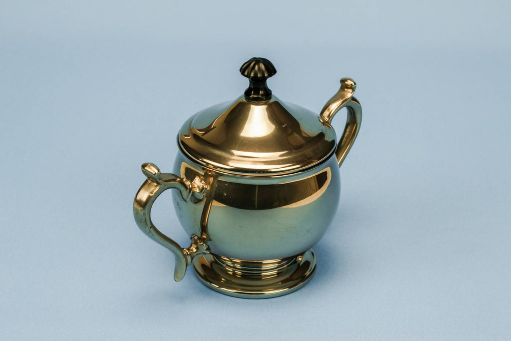 Silver plated sugar bowl