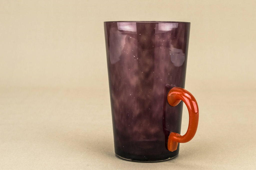 Amethyst glass cup