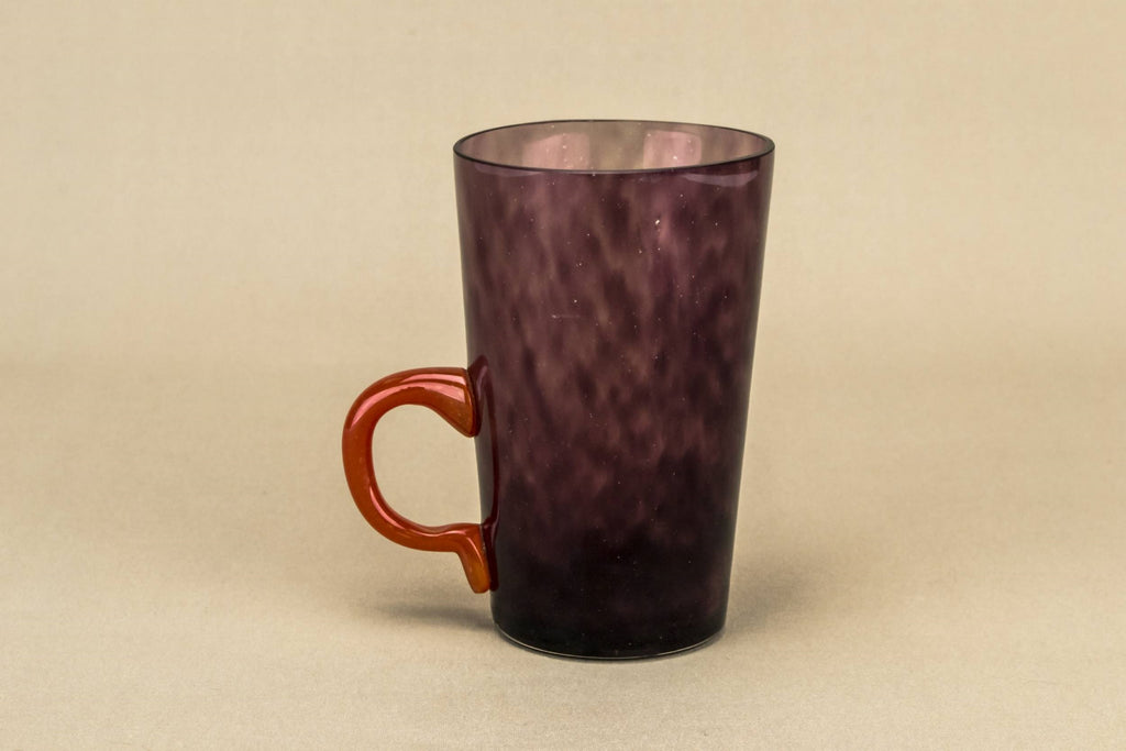Amethyst glass cup