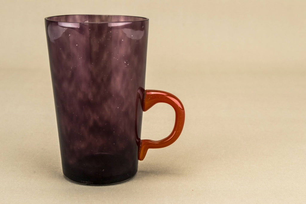 Amethyst glass cup