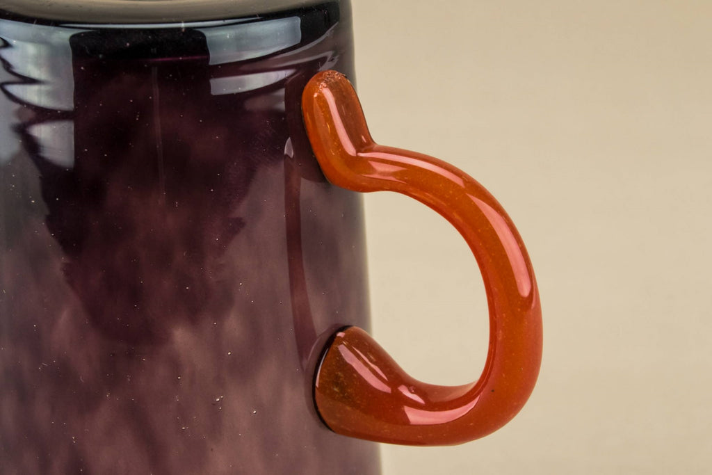 Amethyst glass cup