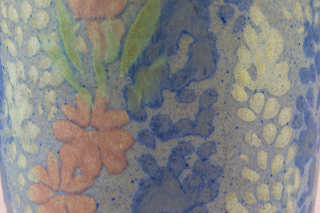 Art Nouveau blue vase
