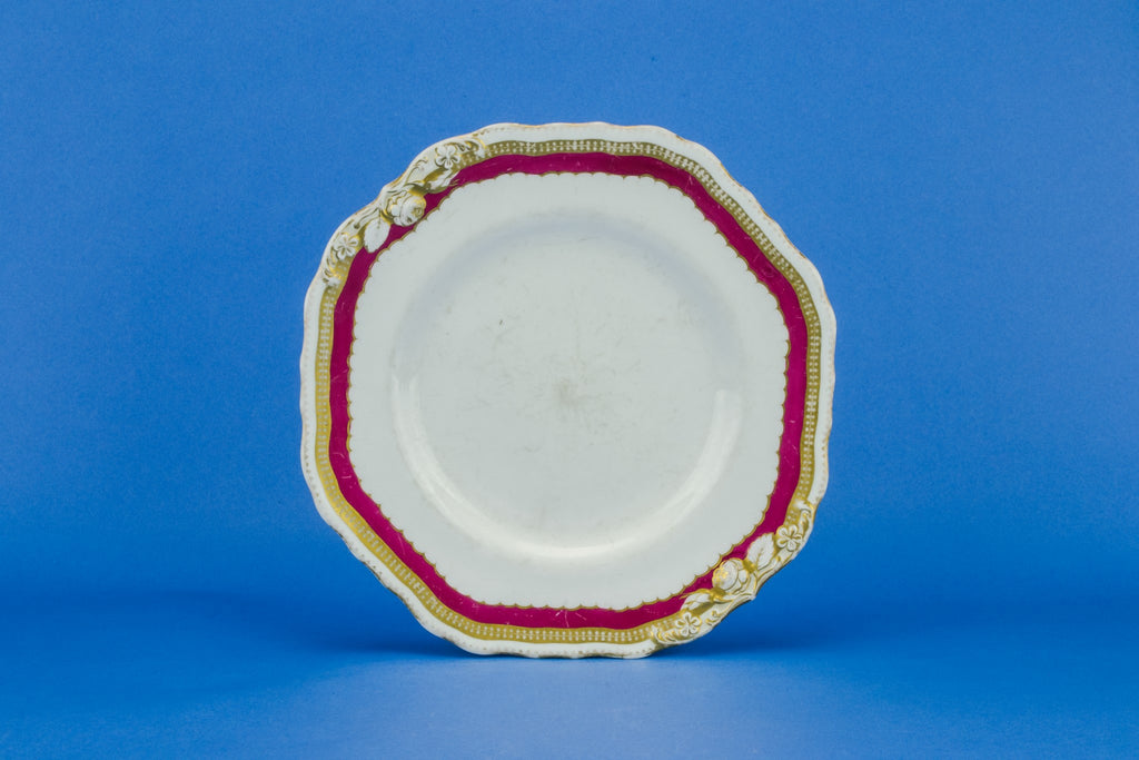 Copeland crimson cake plate