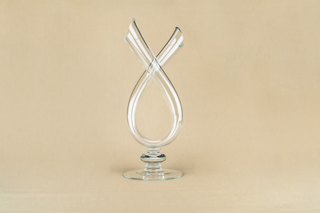 Blown glass vase