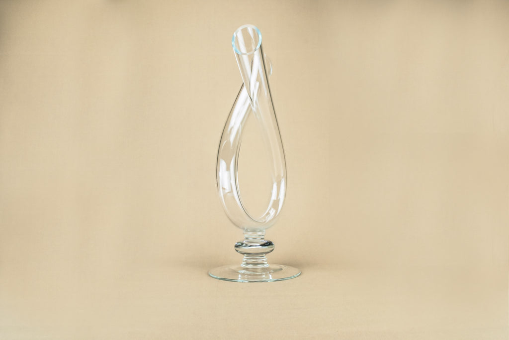 Blown glass vase