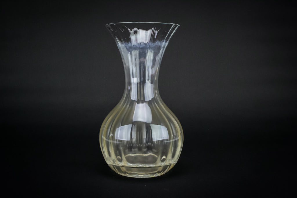 Blown glass flower vase