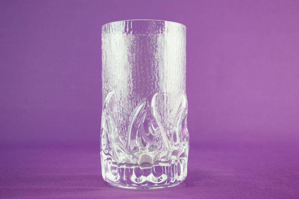 Wedgwood glass vase, late 20th c