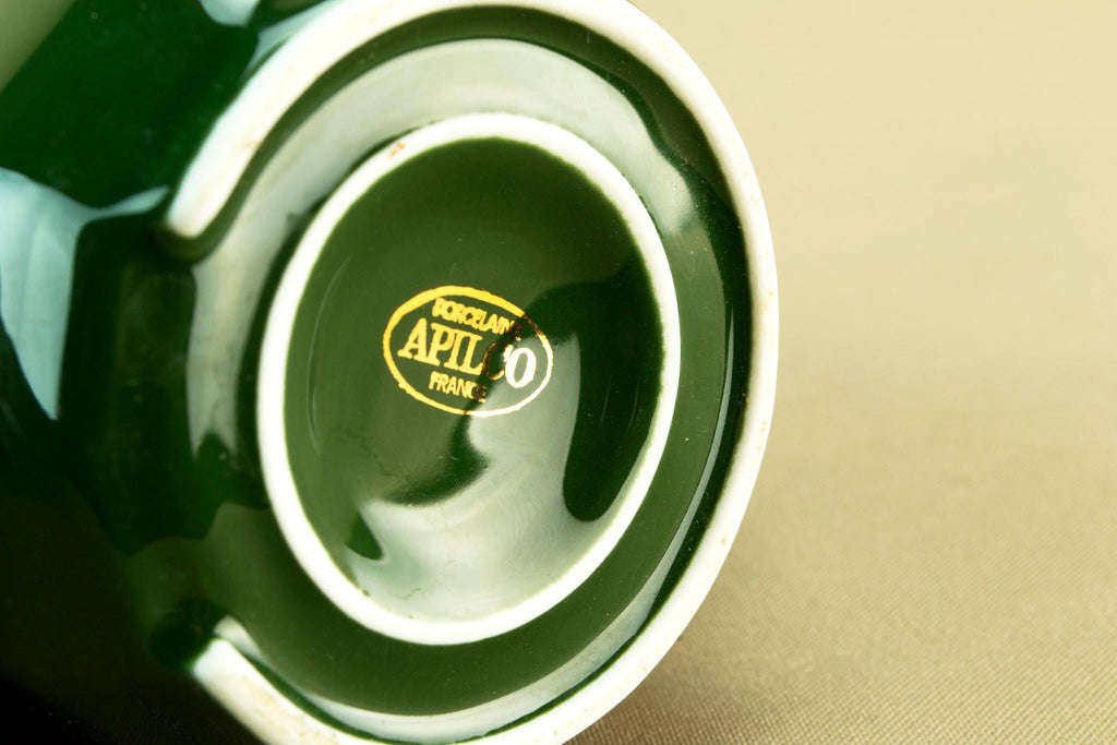 French Apilco green creamer