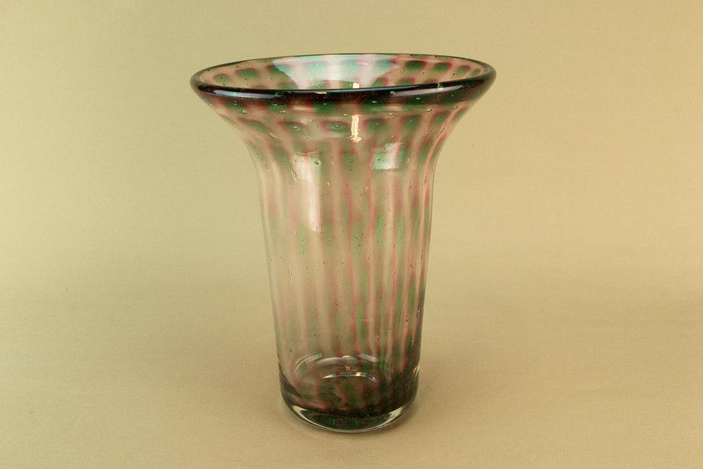 Stevens & Williams trumpet glass vase, circa 1910