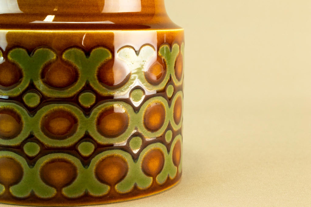 Hornsea kitchen storage jar, 1970s