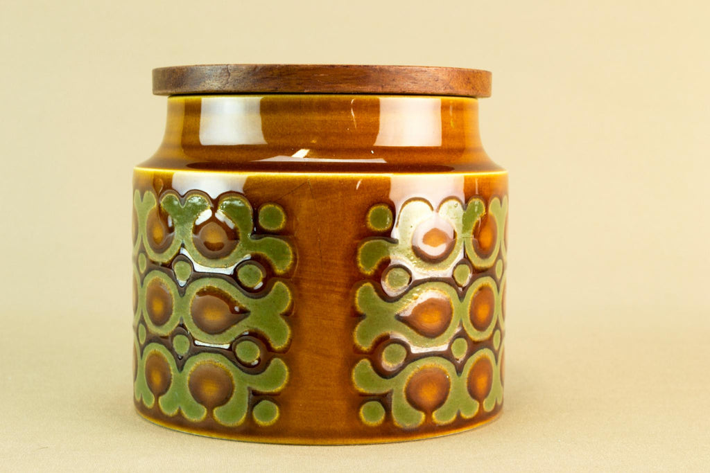 Hornsea kitchen storage jar, 1970s