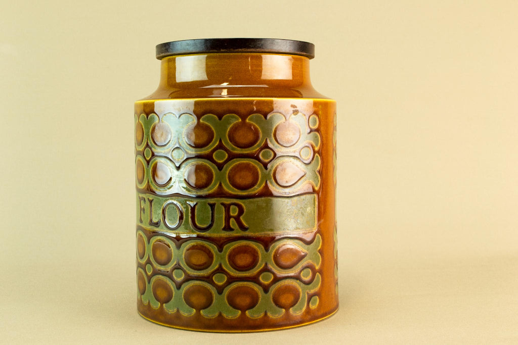 Large flour storage jar, 1970s