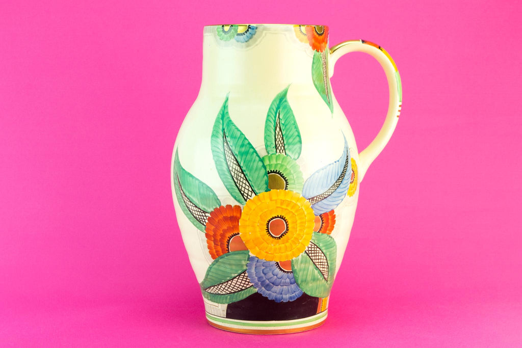 Massive Art Deco flower jug, 1930s
